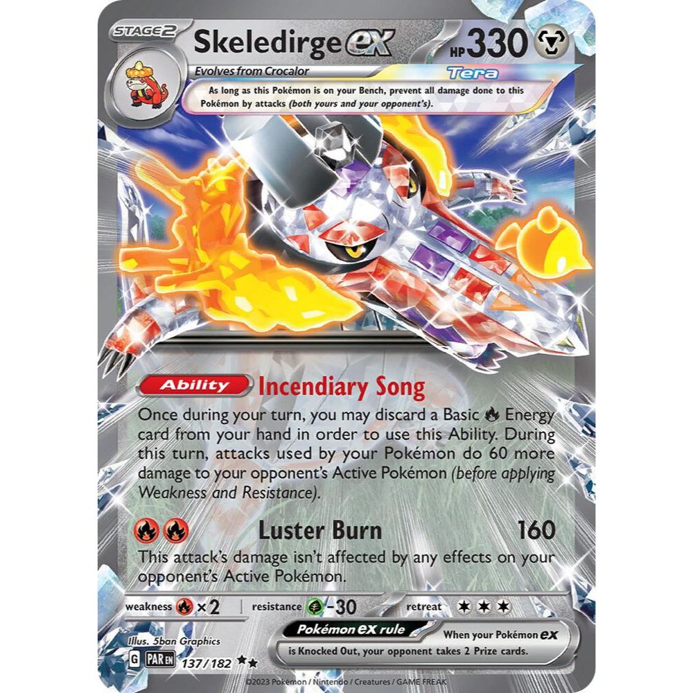 Skeledirge ex #137 Pokémon Paradox Rift