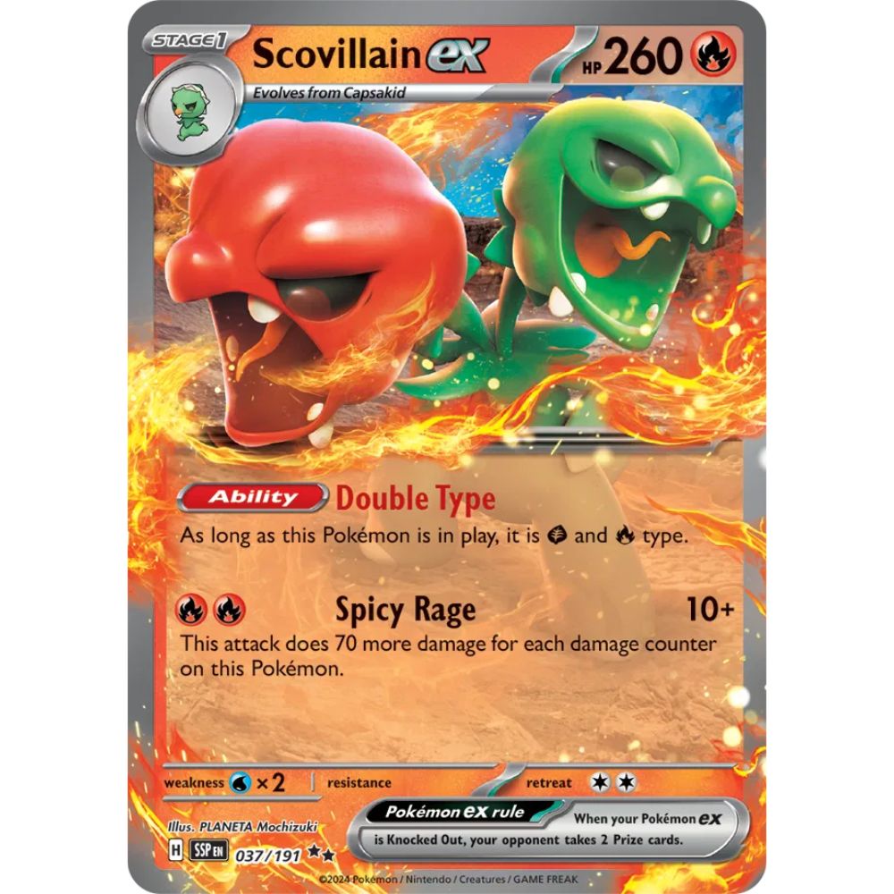 Scovillian ex #37 Pokémon Surging Sparks