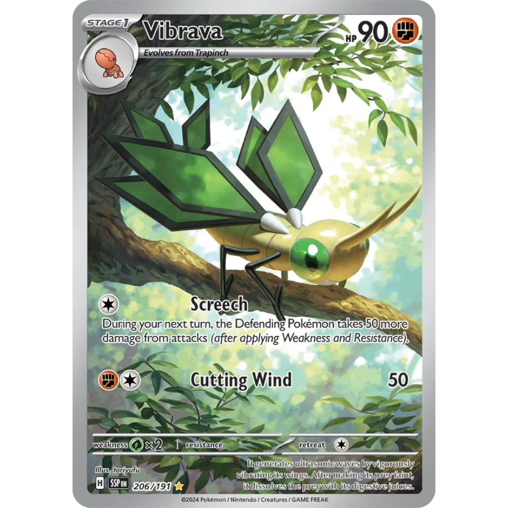 Vibrava #206 Pokémon Surging Sparks